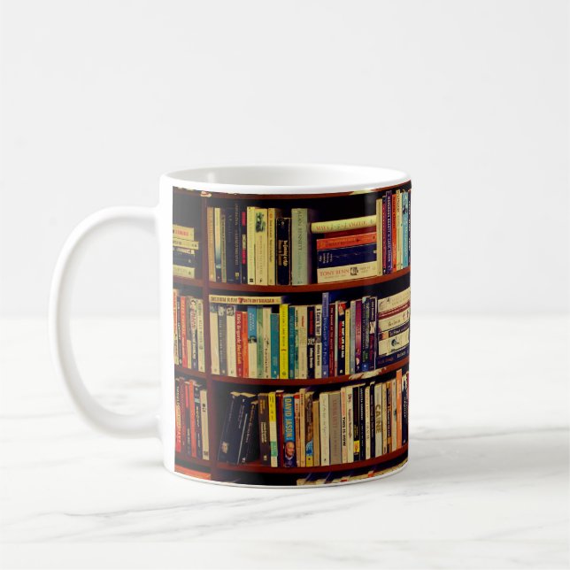 Library Shelves Kaffemugg (Vänster)
