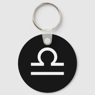 Librasymbol Nyckelring