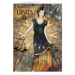 LibraZodiac Hälsningskort