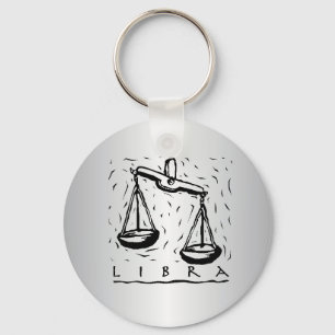 LibraZodiac Keychain Nyckelring
