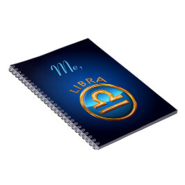 LibraZodiacsymbol Anteckningsbok