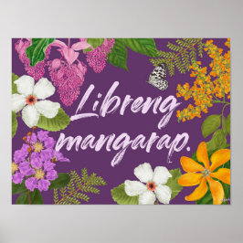 "Libreng mangarap" Filipino Motivational Poster