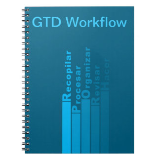 Libreta con flujo de trabajo GTD Anteckningsbok