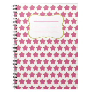 Libreta Estrellas Rosa Anteckningsbok