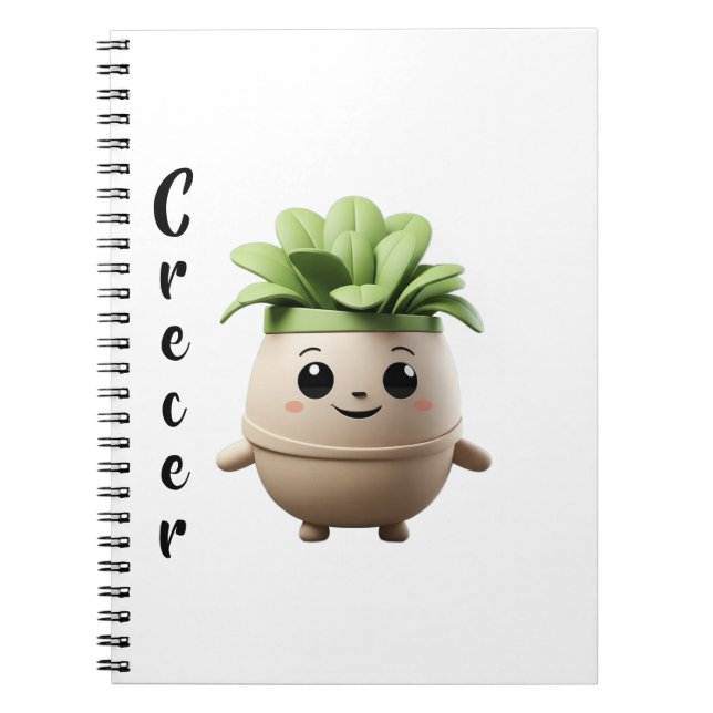 Libreta Pipo Crecer – Ideas que Florecen Anteckningsbok (Framsidan)