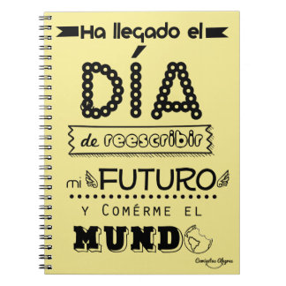 Libreta reescribir mi futuro personalizable anteckningsbok