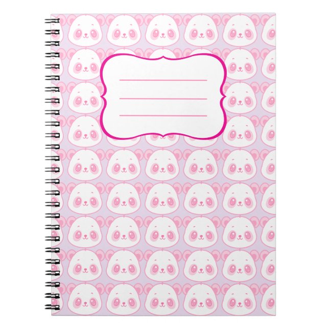 Libreta Sweet Panda  Anteckningsbok (Framsidan)