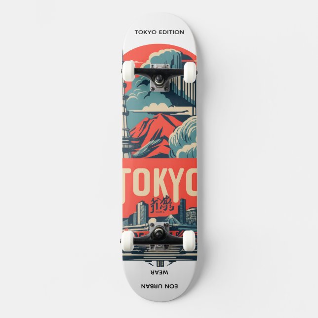 LIBRETA TOKYO EDITION MINI SKATEBOARD BRÄDA 18,5 CM (Framsida)