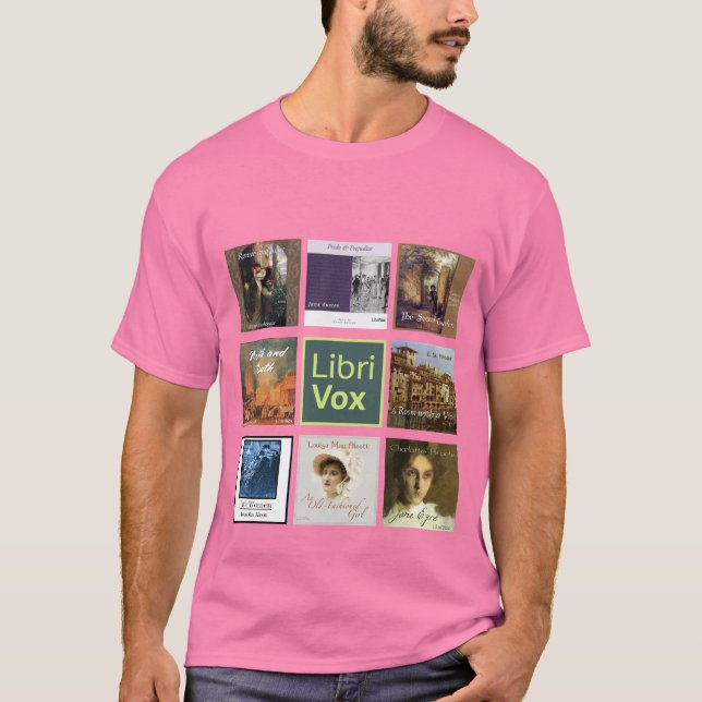 LibriVox GIRL. Shirt T Shirt (Framsida)