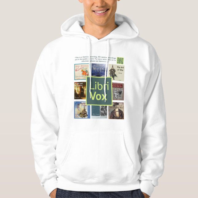 LibriVox-hoodie Hoodie (Framsida)