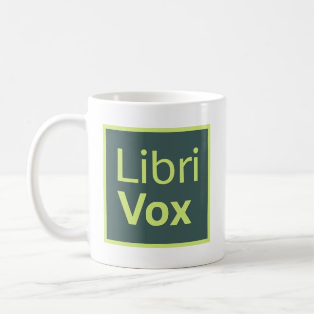 LibriVox-mugg Kaffemugg (Vänster)