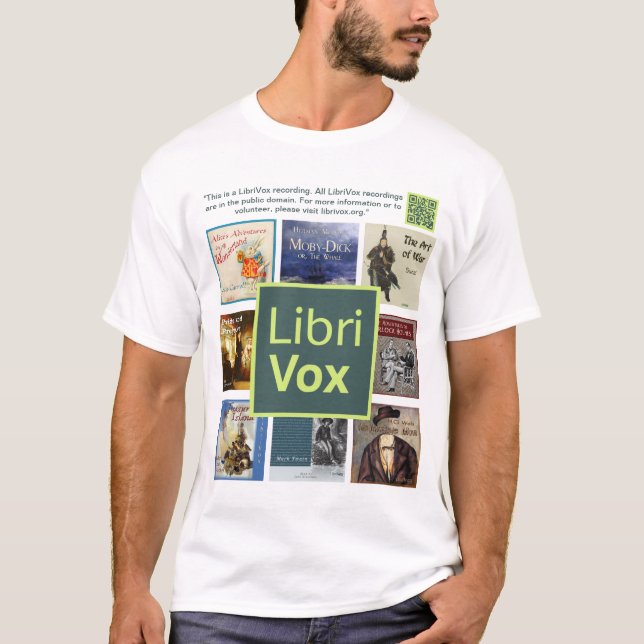 LibriVox Shirt - Stil 3 T Shirt (Framsida)