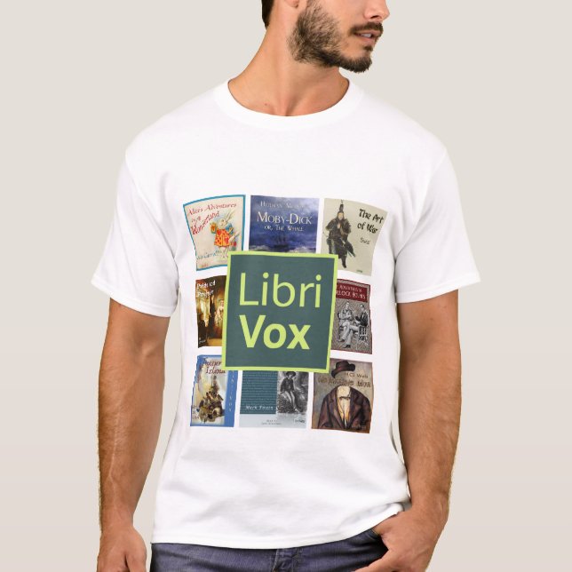 LibriVox Shirt - Style 1 T (Framsida)