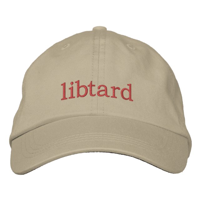Libtard Hat Broderad Keps (Framsida)