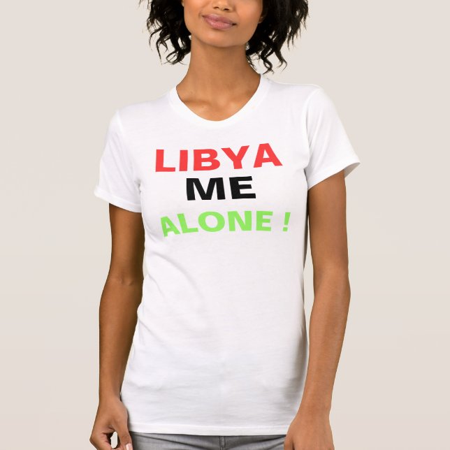 LIBYA BARA JAG! TRÖJA (Framsida)