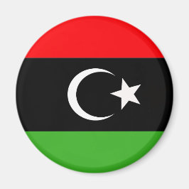 Libyan Rebel Flagga Magnet