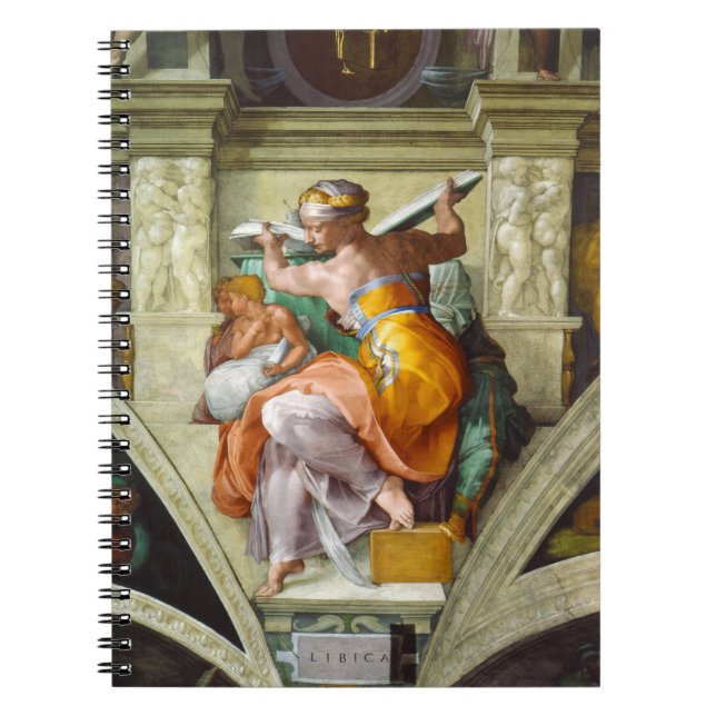 Libyan Sibyl av Michelangelo Anteckningsbok (Framsidan)