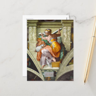 Libyan Sibyl av Michelangelo Helg Vykort