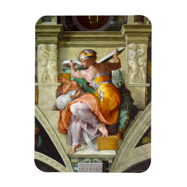 Libyan Sibyl av Michelangelo Magnet (Vertikal)