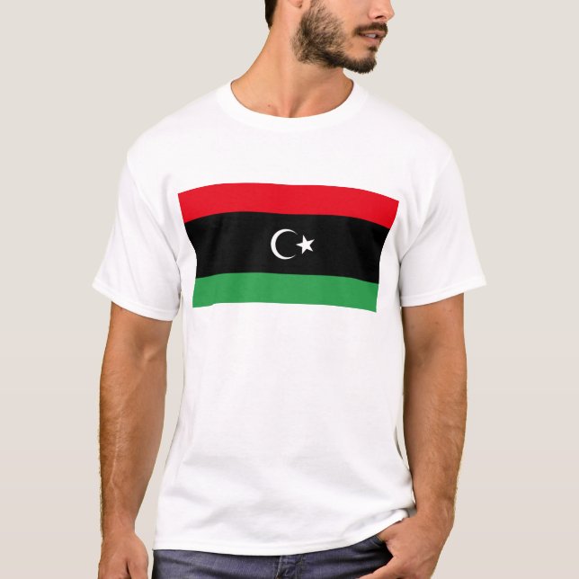 Libyen flagga (1951) tee shirt (Framsida)