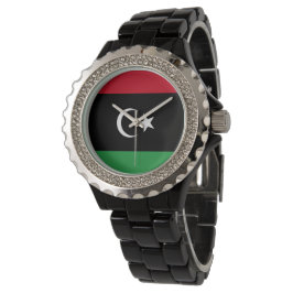 Libyen flagga armbandsur