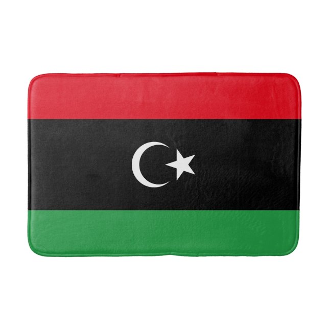 Libyen Flagga Badrumsmatta (Framsidan)