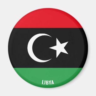 Libyen Flagga Charming Patriotic Magnet