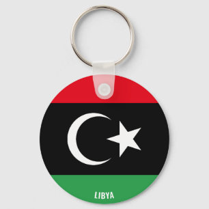 Libyen Flagga Charming Patriotic Nyckelring
