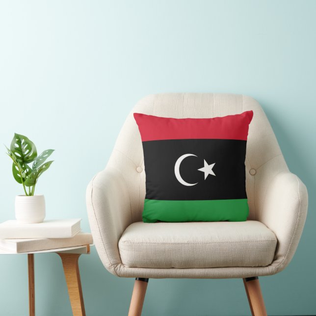 Libyen flagga kudde (Stol)