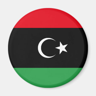 Libyen Flagga Magnet