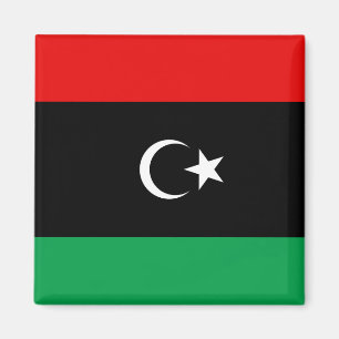 Libyen Flagga Magnet