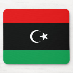 Libyen Flagga Mousepad Musmatta