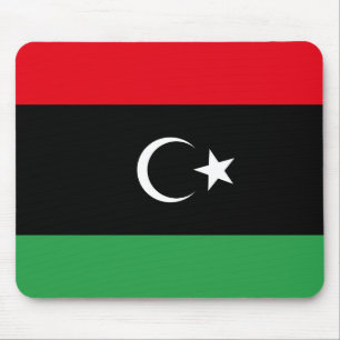 Libyen Flagga Mousepad Musmatta