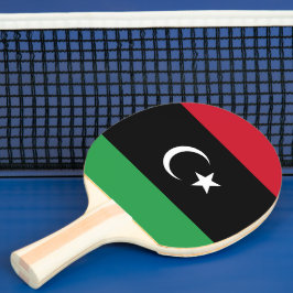 Libyen flagga pingisracket