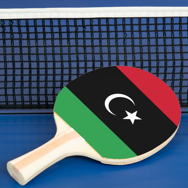 Libyen flagga pingisracket (Insitu)