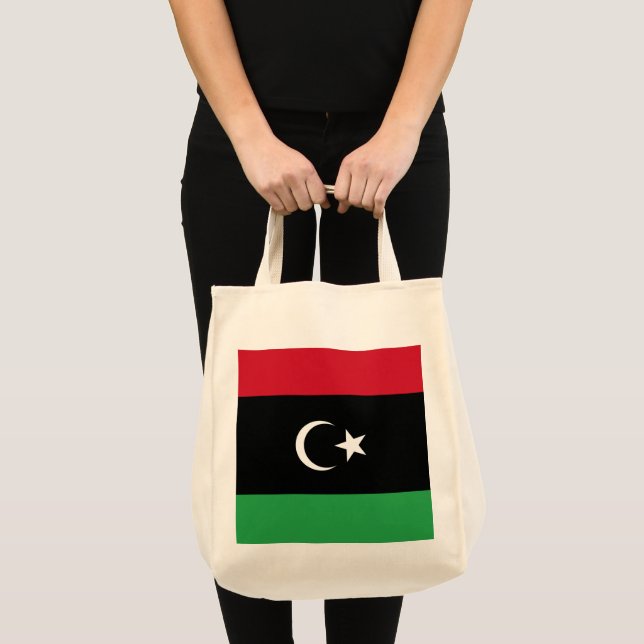 Libyen flagga tygkasse (Framsida (produkt))