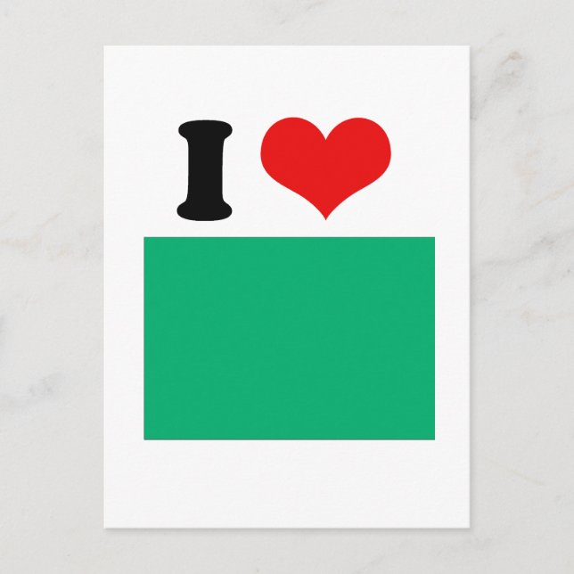 Libyen Flagga Vykort (Framsida)