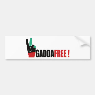 Libyen frigör från Gaddafi - Kadhafi Bildekal
