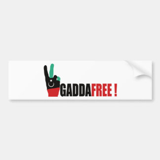 Libyen frigör från Gaddafi - Kadhafi Bildekal