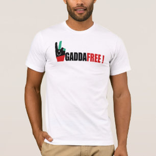 Libyen frigör från Gaddafi - Kadhafi T Shirt