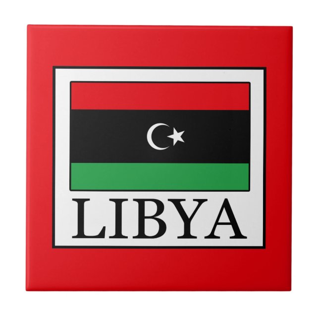 Libyen Kakelplatta (Framsidan)