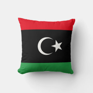 Libyen (Libyen) Flagga Kudde