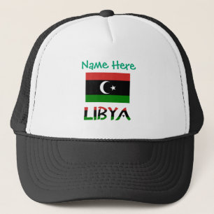 Libyen Libyska Flaggan Grön Personlig Keps