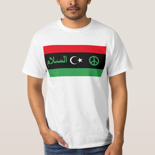 Libyen skjorta tee (Framsida)