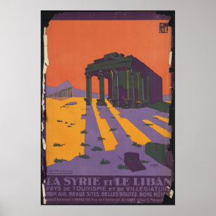 Libyen Vintage resor Poster Ad Retro-utskrifter