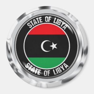 Libyenrunda Emblem Magnet