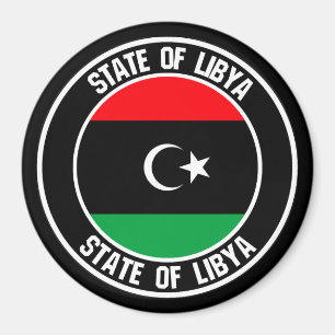 Libyenrunda Emblem Magnet