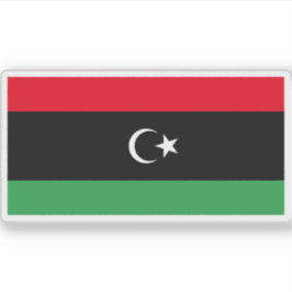 Libyens flagga klistermärken