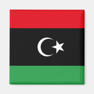 Libyens flagga magnet