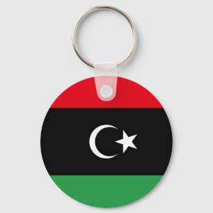 Libyens flagga nyckelring